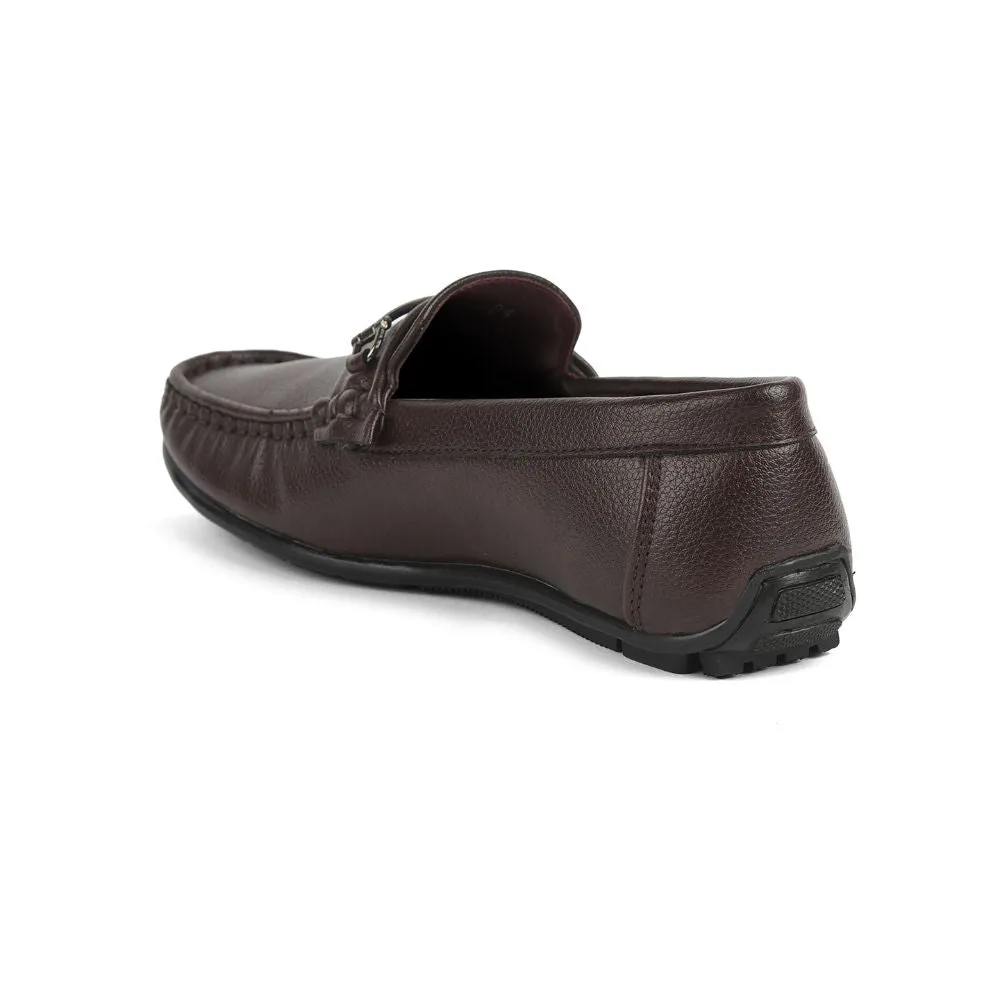 Fortune (Brown) Bit Loafer Shoes For kids OLP-04 By Liberty