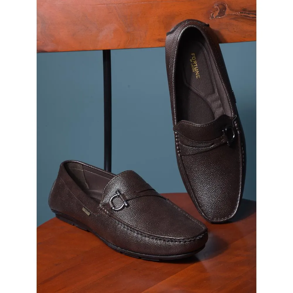 Fortune By Liberty Mens SME-2E Brown Formal Loafers