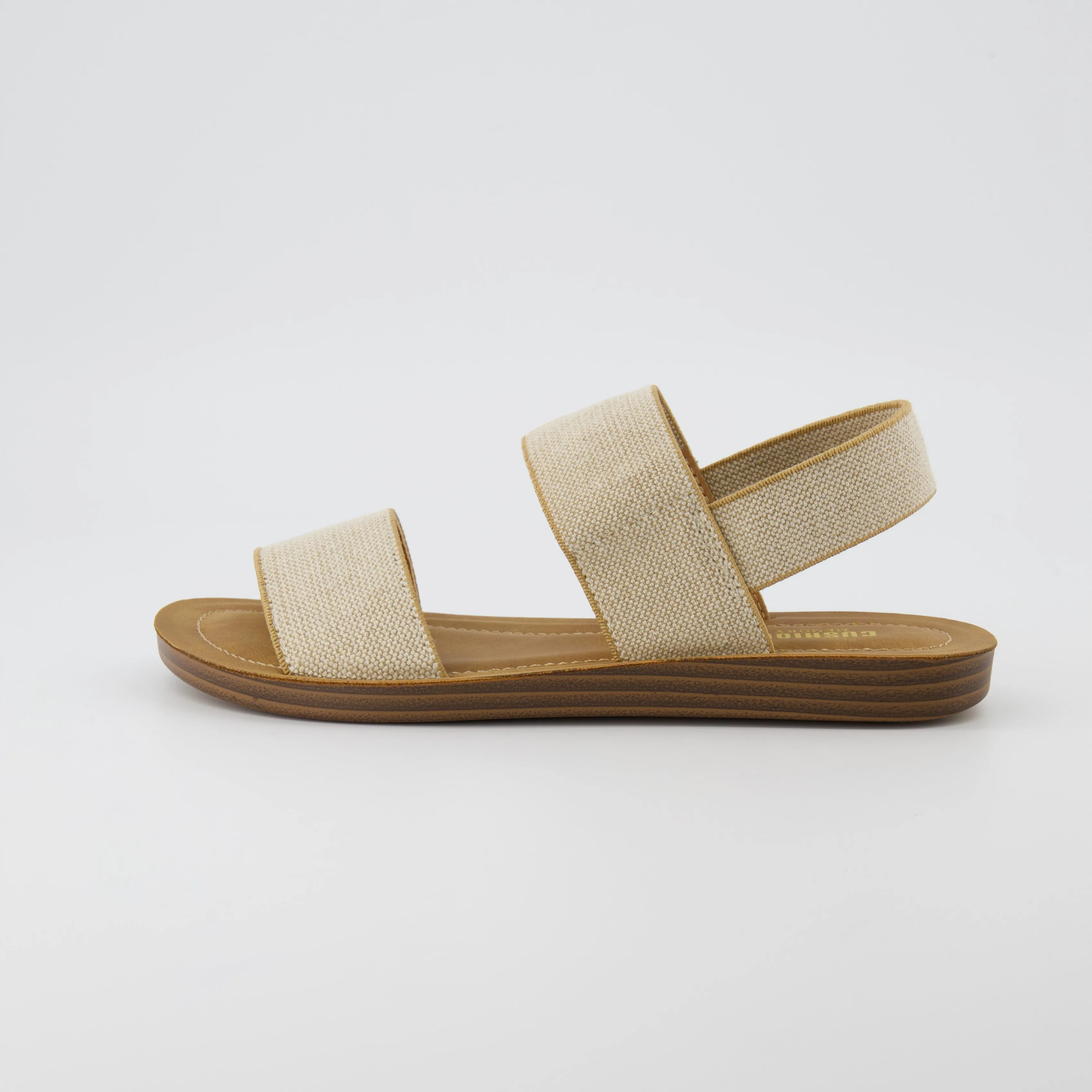 Gabi Stretch Linen Sandal