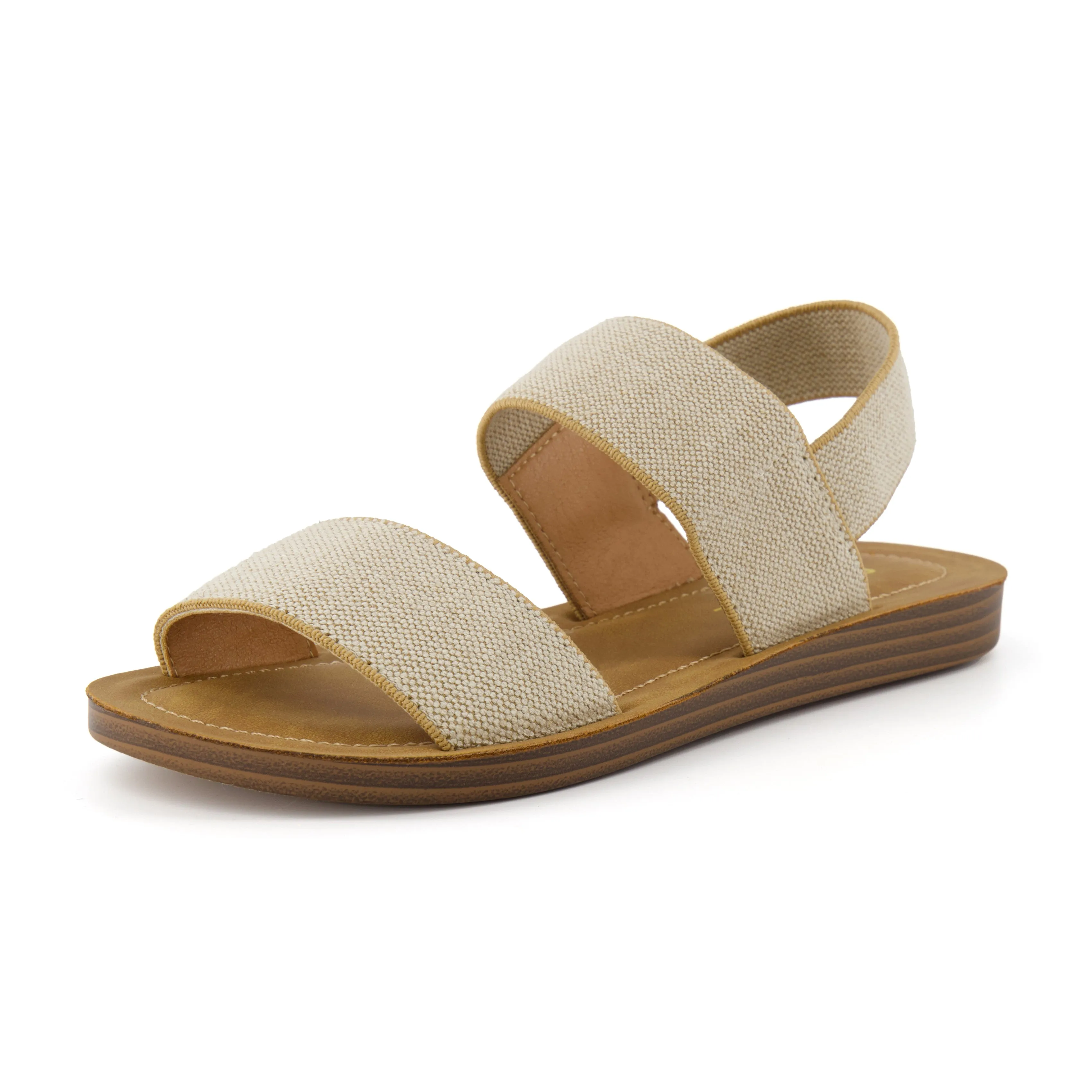 Gabi Stretch Linen Sandal