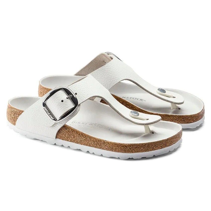 Gizeh Big Buckle Leather White