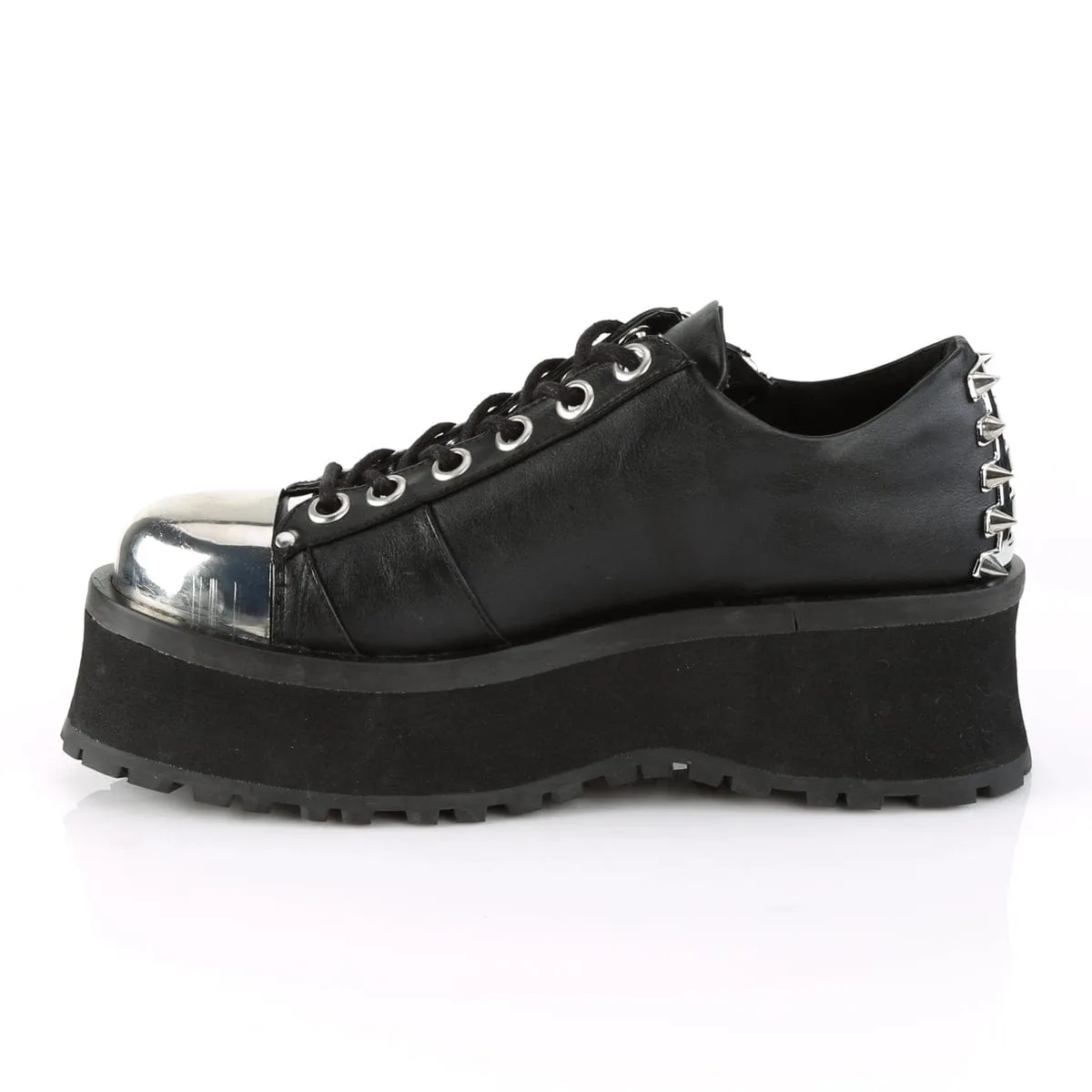 GRAVEDIGGER-04 Black Vegan Leather