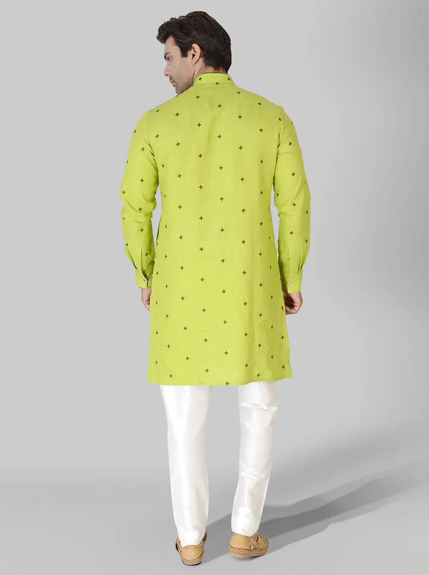 Green & Olive Kurta Set | TULA