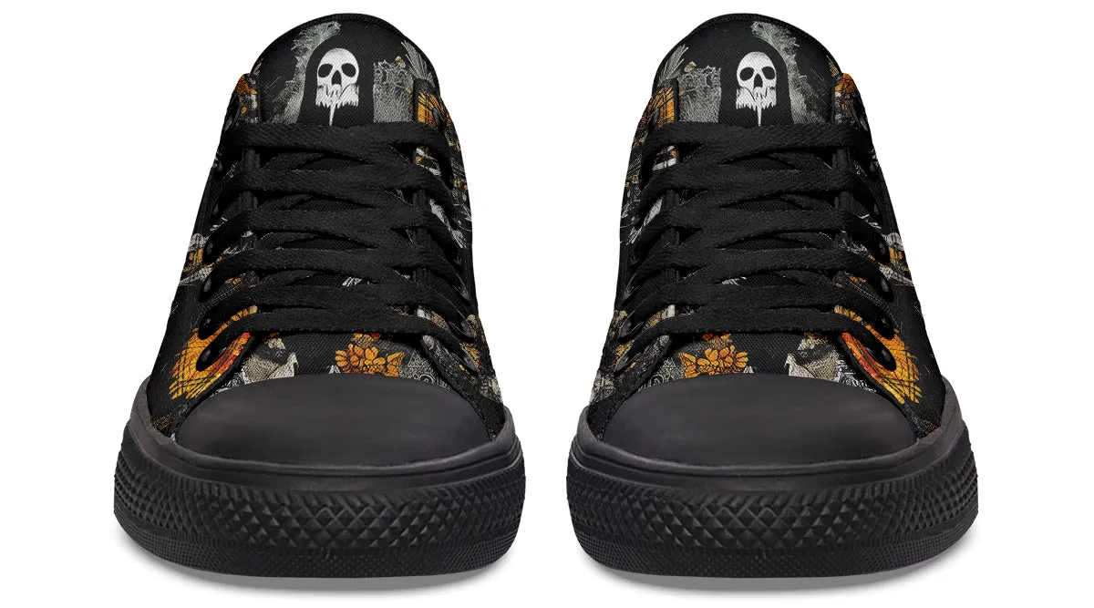 Grim’s Harvest Low Tops - Classic Premium Canvas Shoes with Comfortable and Durable Soles