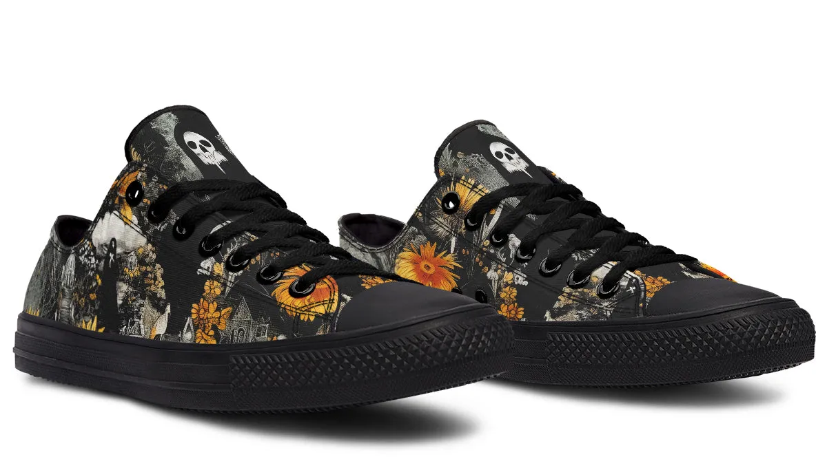 Grim’s Harvest Low Tops - Classic Premium Canvas Shoes with Comfortable and Durable Soles