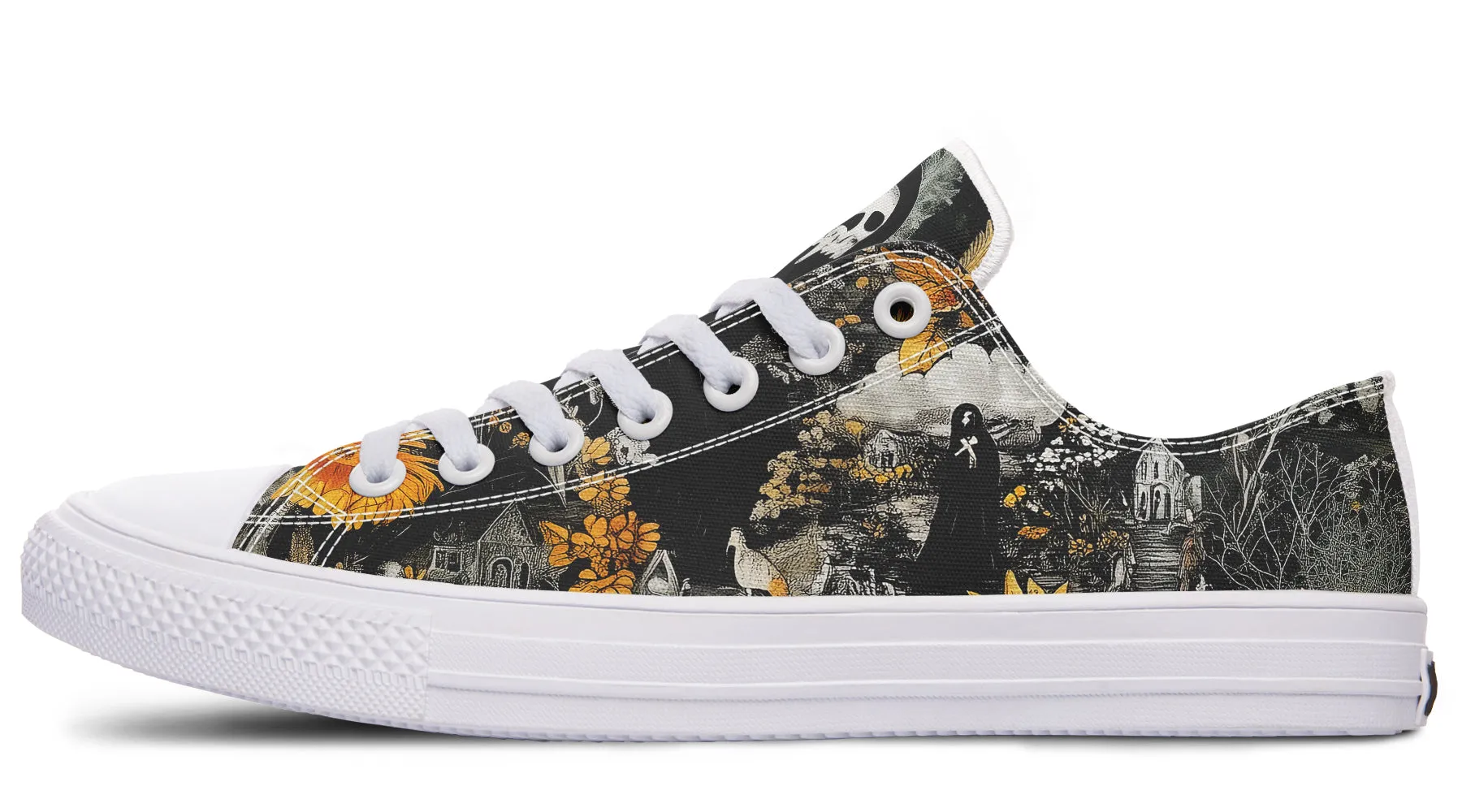 Grim’s Harvest Low Tops - Classic Premium Canvas Shoes with Comfortable and Durable Soles