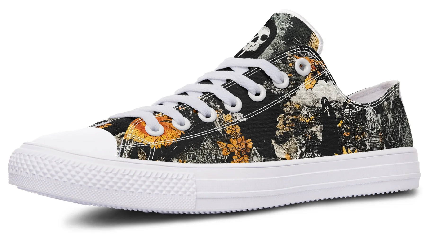 Grim’s Harvest Low Tops - Classic Premium Canvas Shoes with Comfortable and Durable Soles