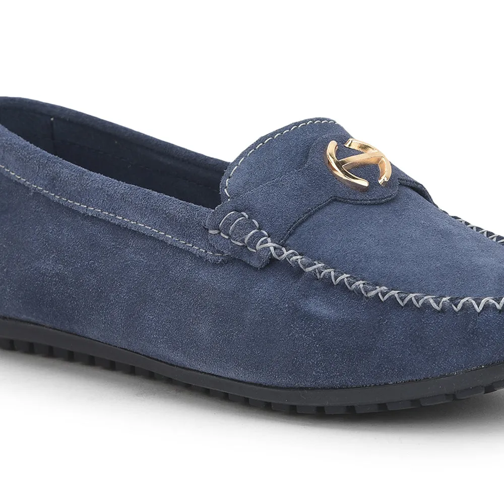 Healers Casual Navy Blue Loafers For Women GI-SML-52 By Liberty