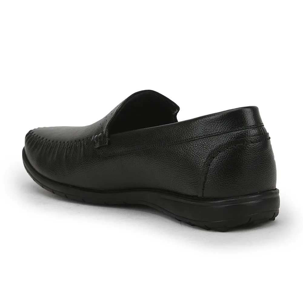 Healers Casual Non lacing Loafers Shoes For Men (Black) JPL-271 By Liberty