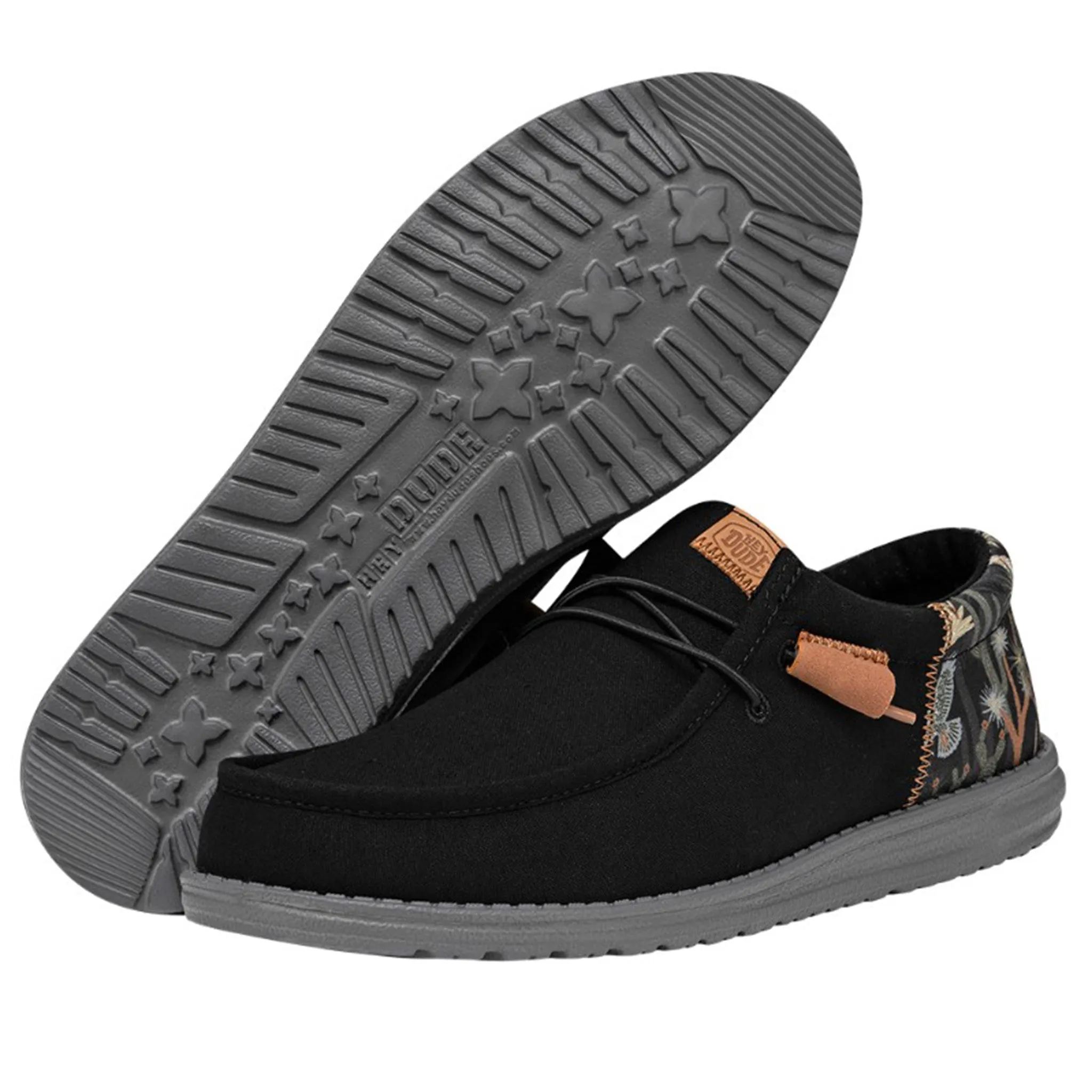 Hey Dude Men's Wally Funk Oasis Black