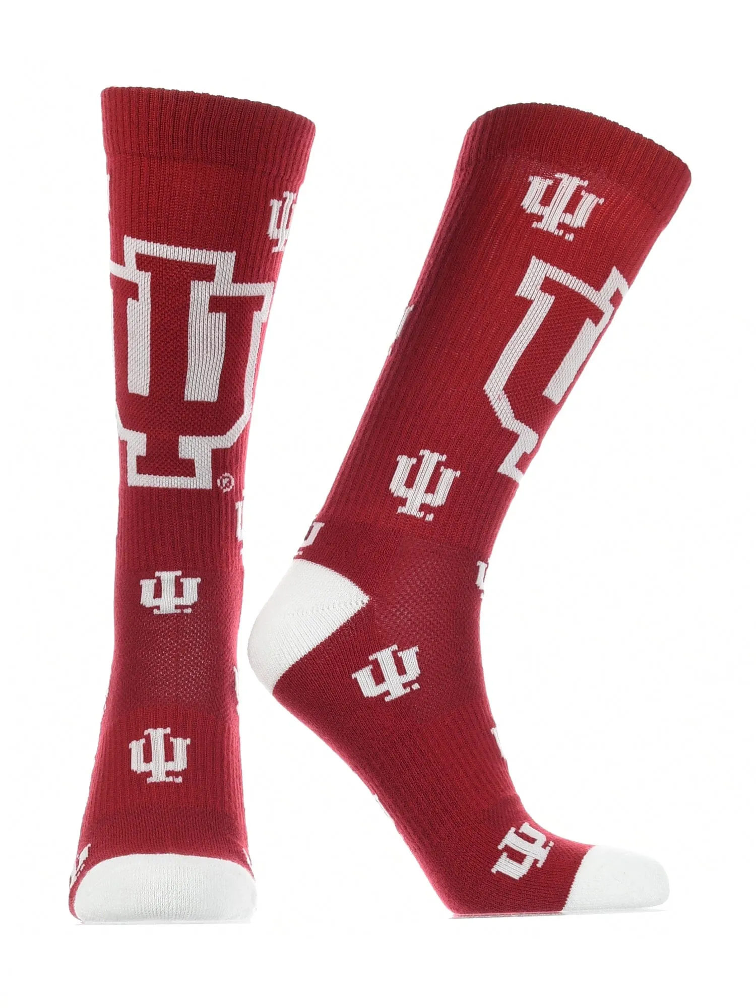 Indiana Hoosiers Socks Crew Length Sock Mayhem