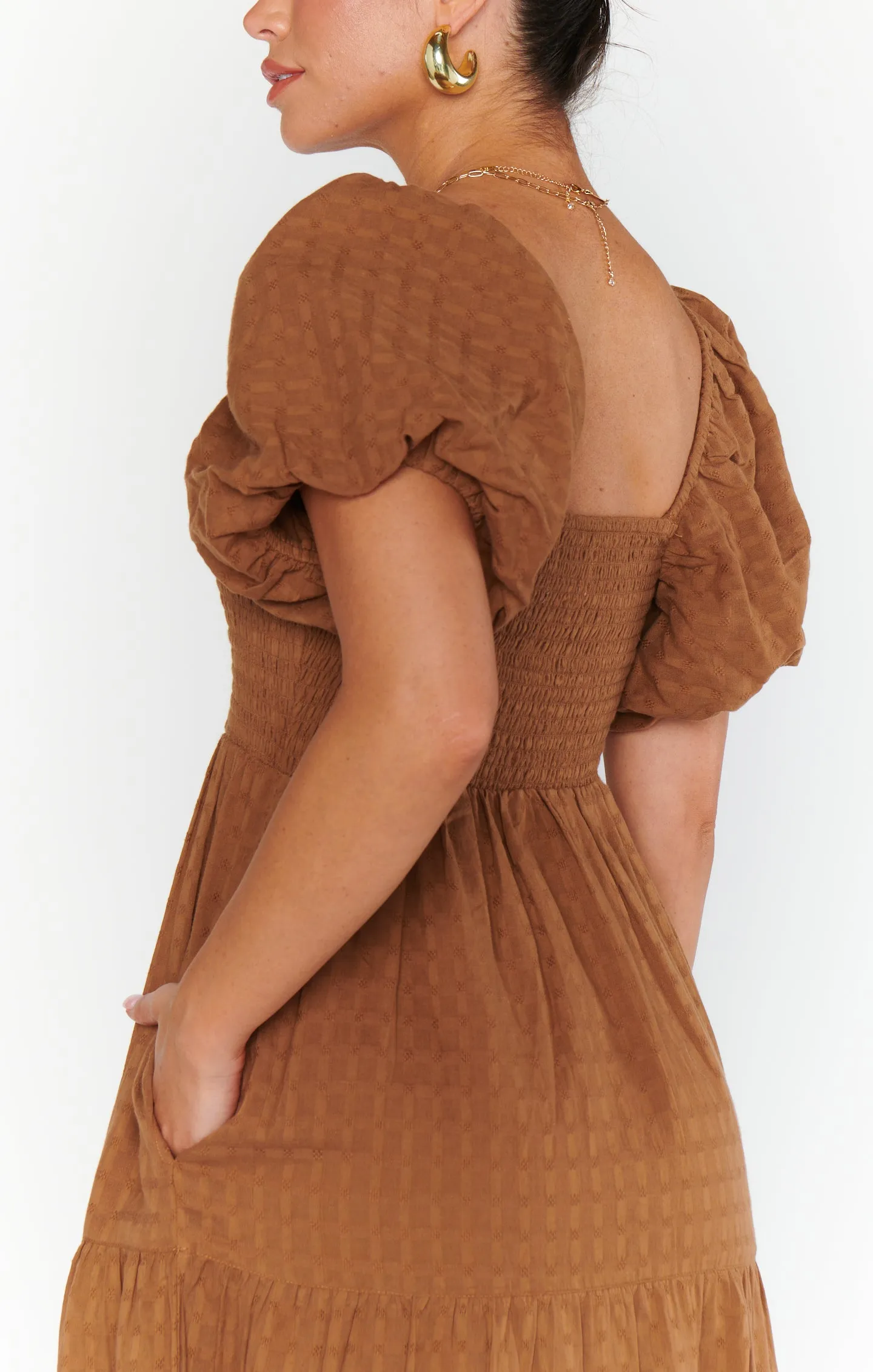 Joanna Maxi Dress ~ Brown