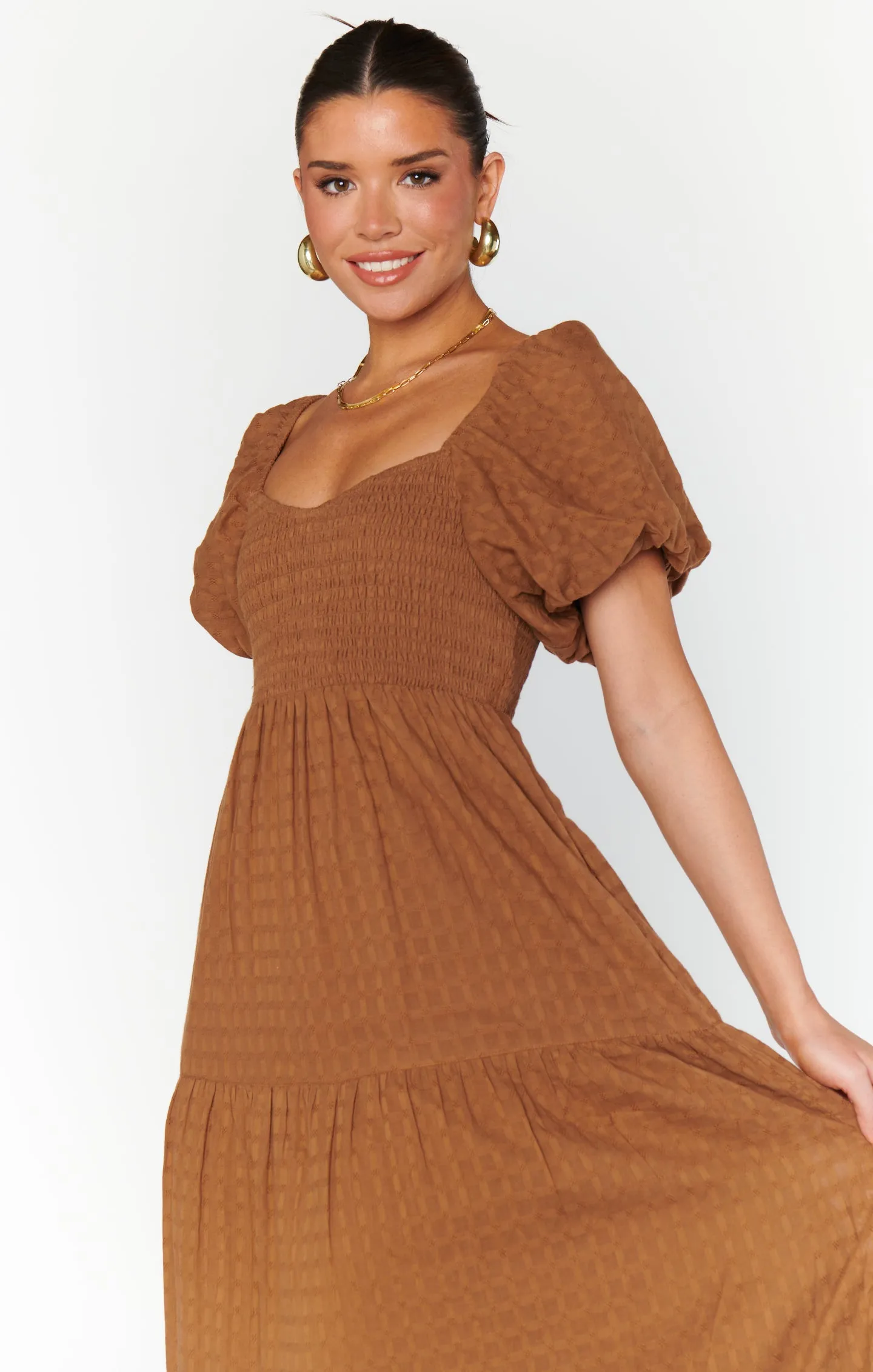 Joanna Maxi Dress ~ Brown