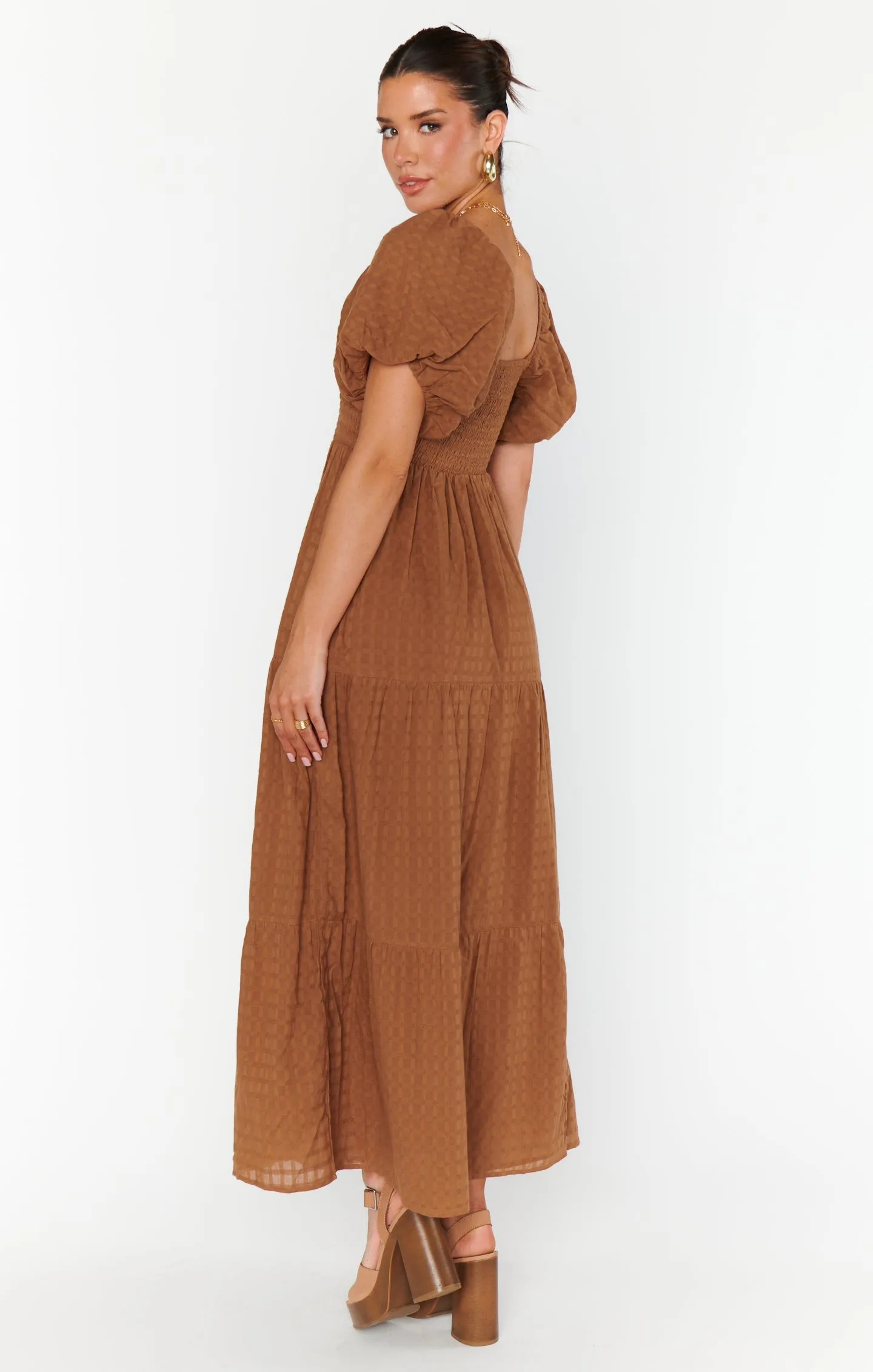 Joanna Maxi Dress ~ Brown