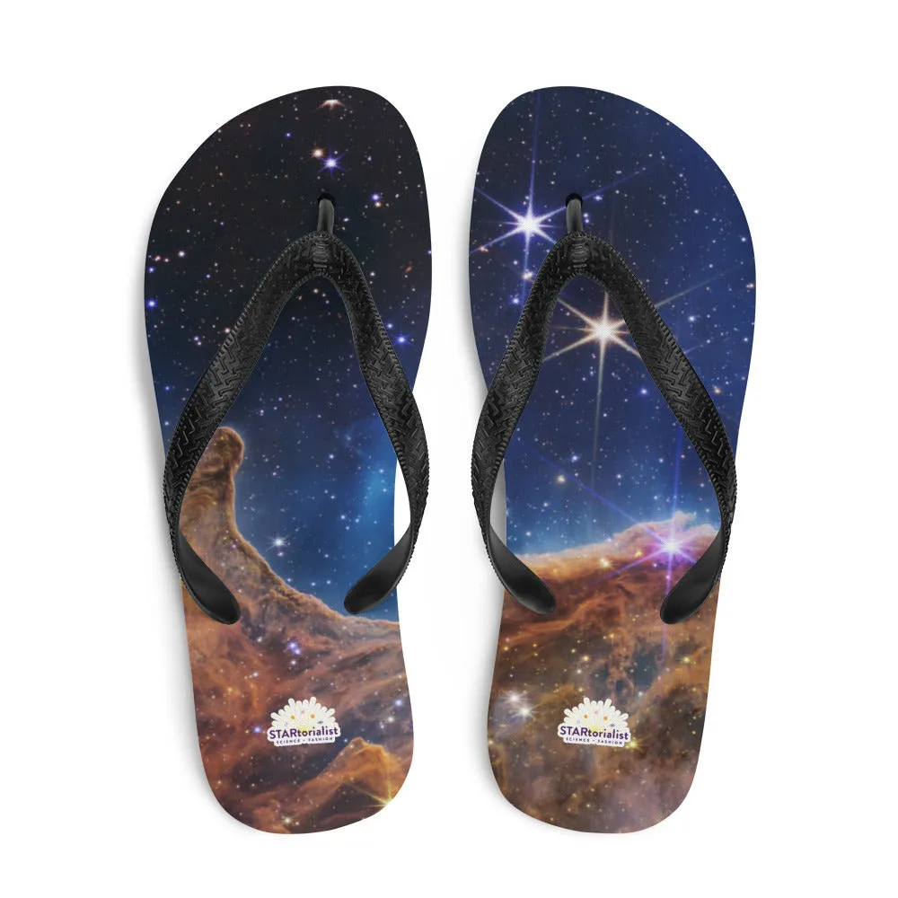 JWST Cosmic Cliffs Carina Nebula Flip-Flops