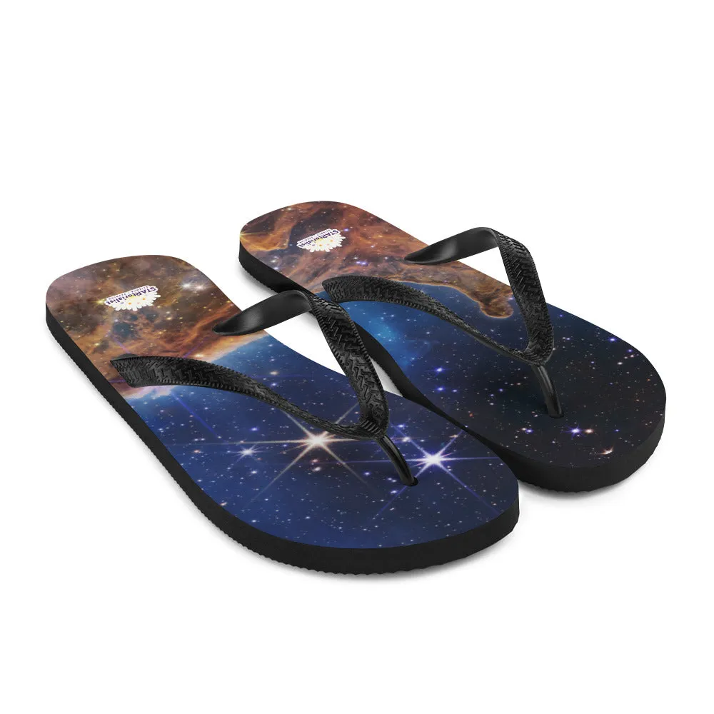 JWST Cosmic Cliffs Carina Nebula Flip-Flops