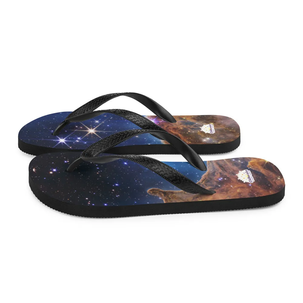 JWST Cosmic Cliffs Carina Nebula Flip-Flops