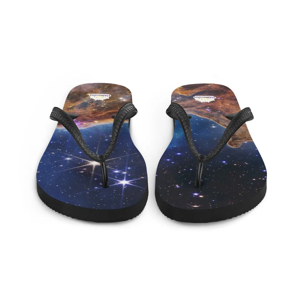 JWST Cosmic Cliffs Carina Nebula Flip-Flops