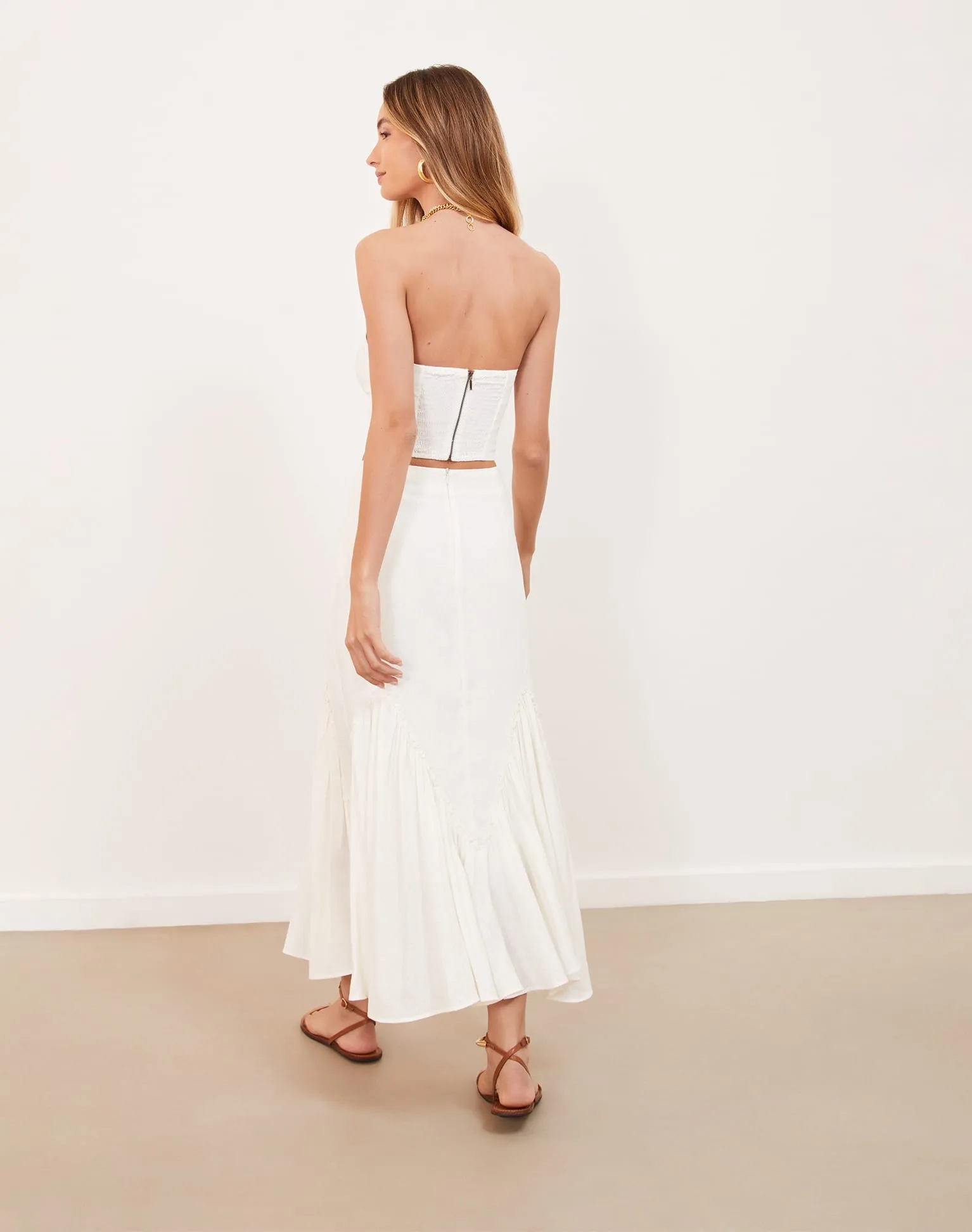 Kerry Long Skirt - Off White