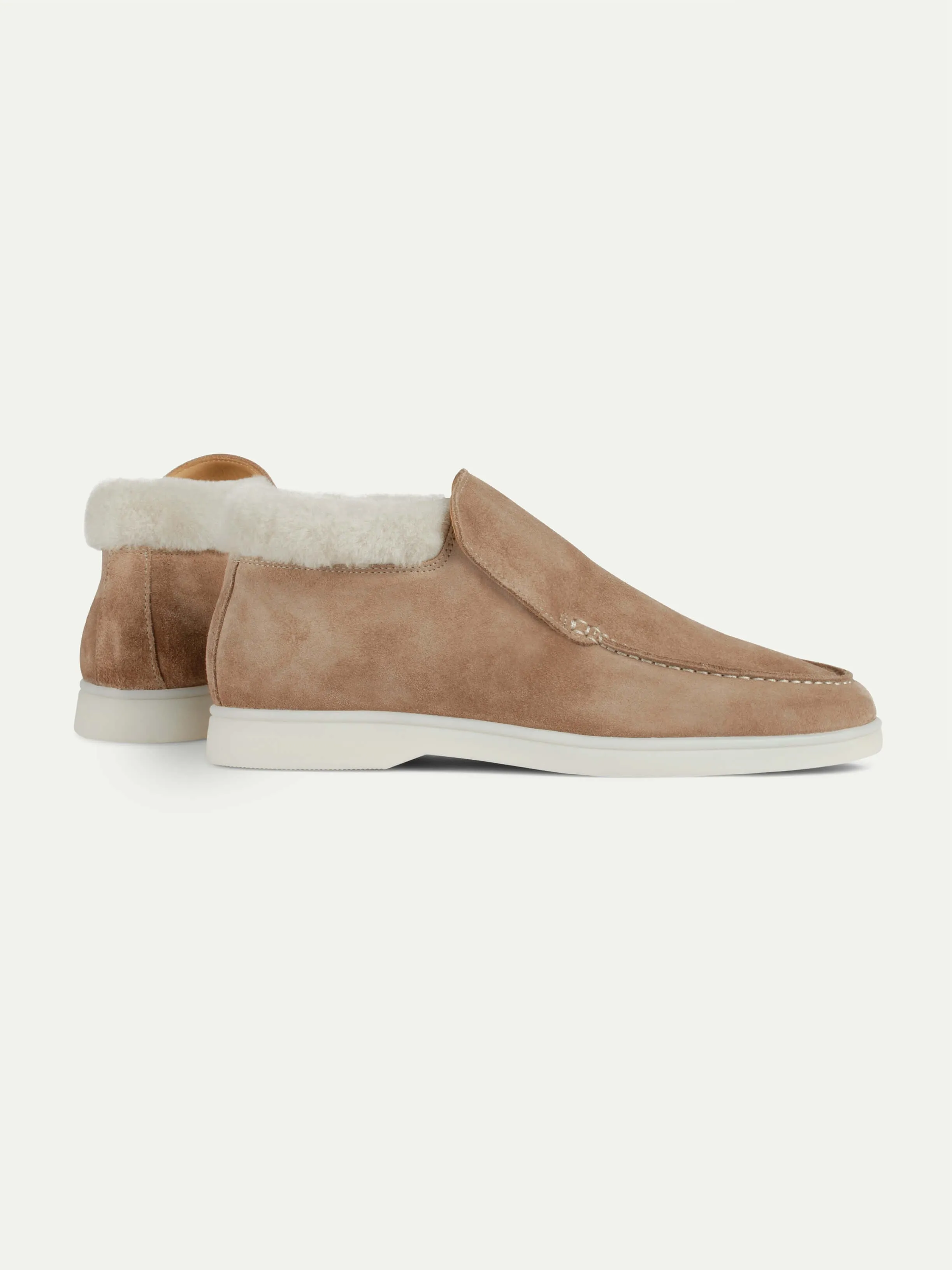 Lady Classic Beige City Loafer Fur