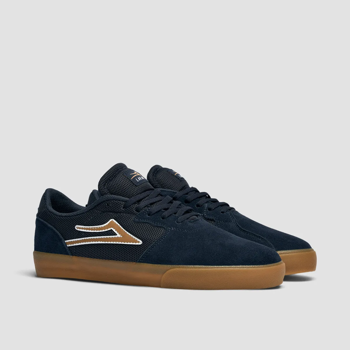 Lakai Cardiff Shoes - Navy/Gum Suede