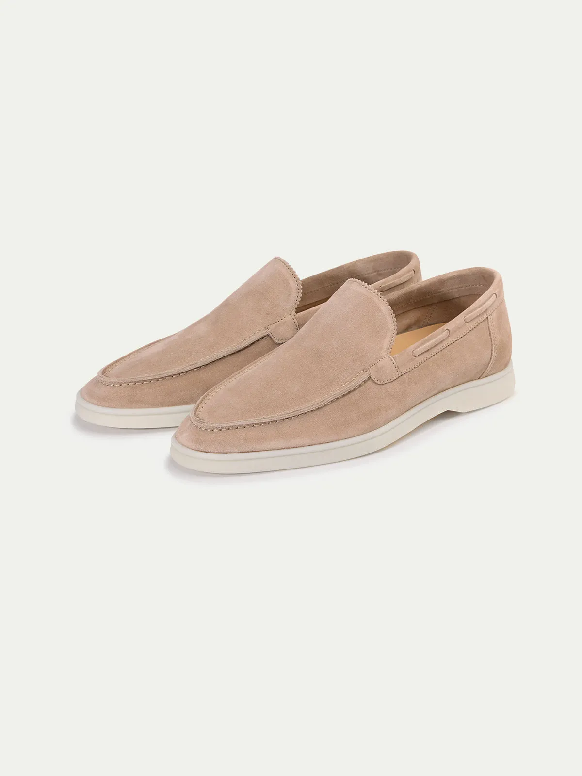 Light Beige Yacht Loafers