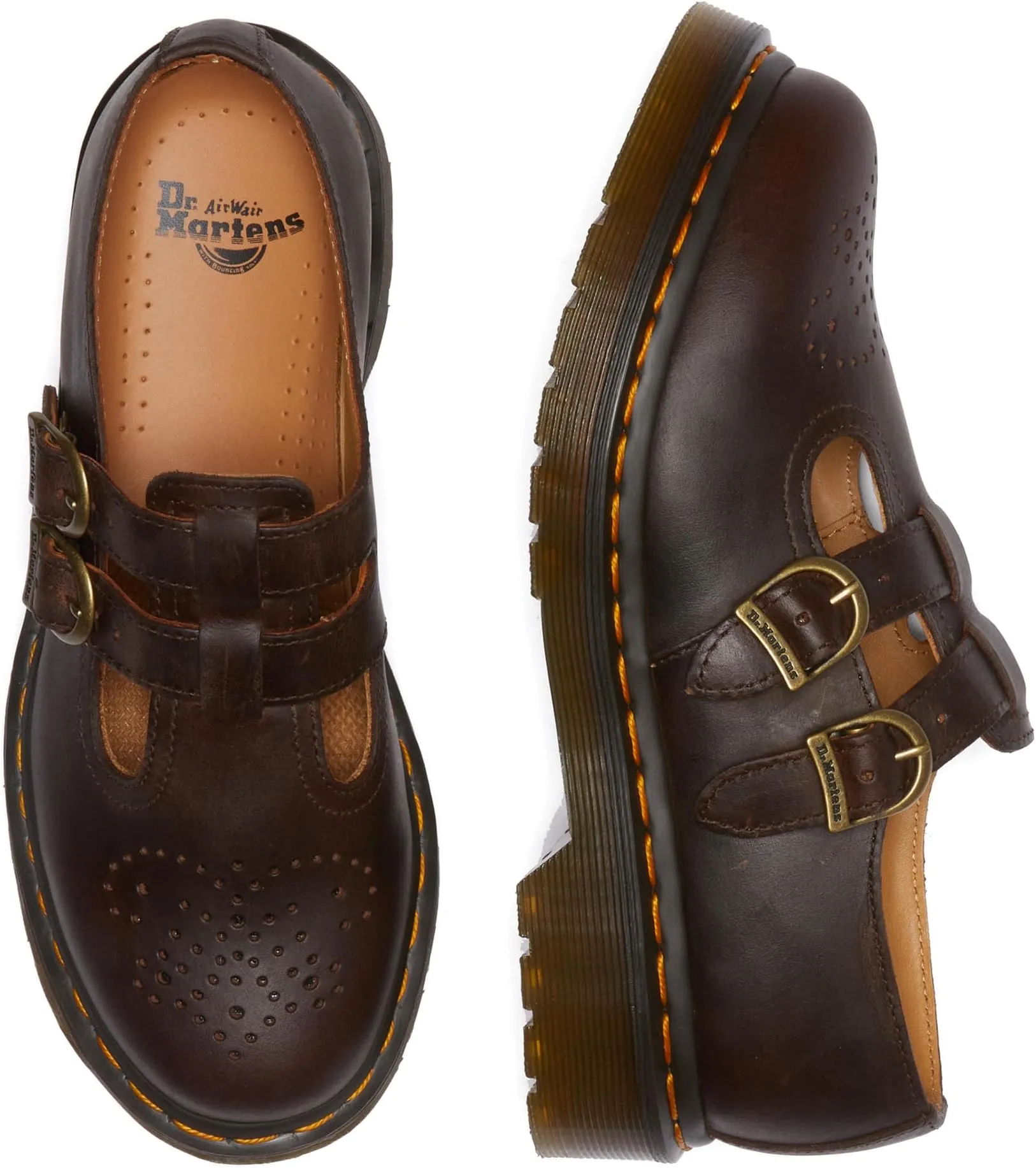 Loafers 8065 Mary Jane Dr. Martens, Dark Brown