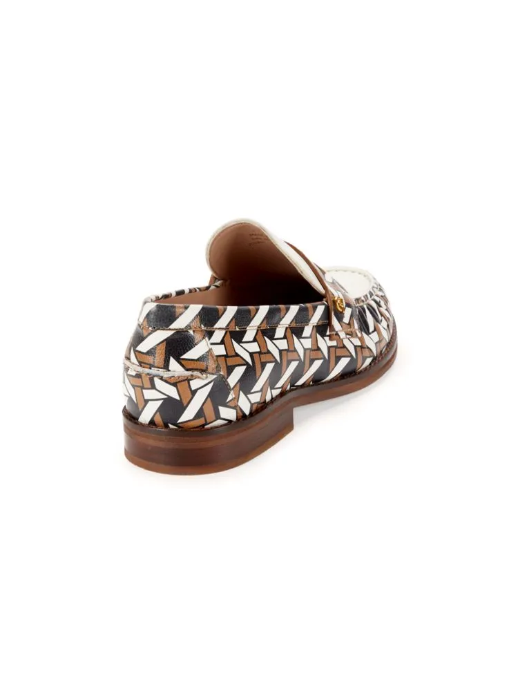 Lux Pinch Cole Haan Penny Loafers in Rattan Print