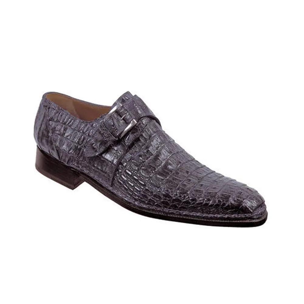 Mauri Men's Shoes Crocodile Grey Loafers Art 1172 (MA4700)