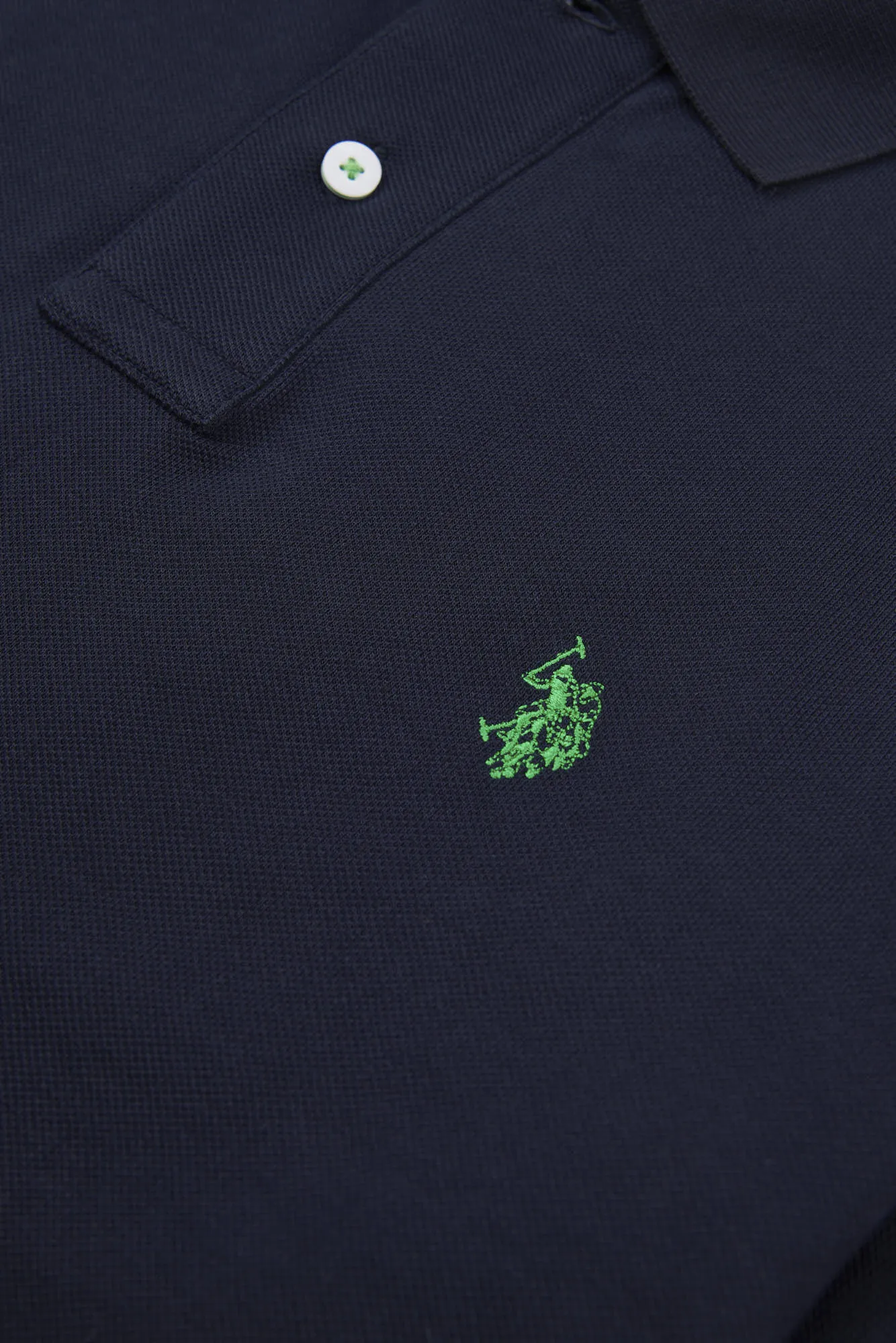 Mens Life Polo Shirt in Dark Sapphire Navy