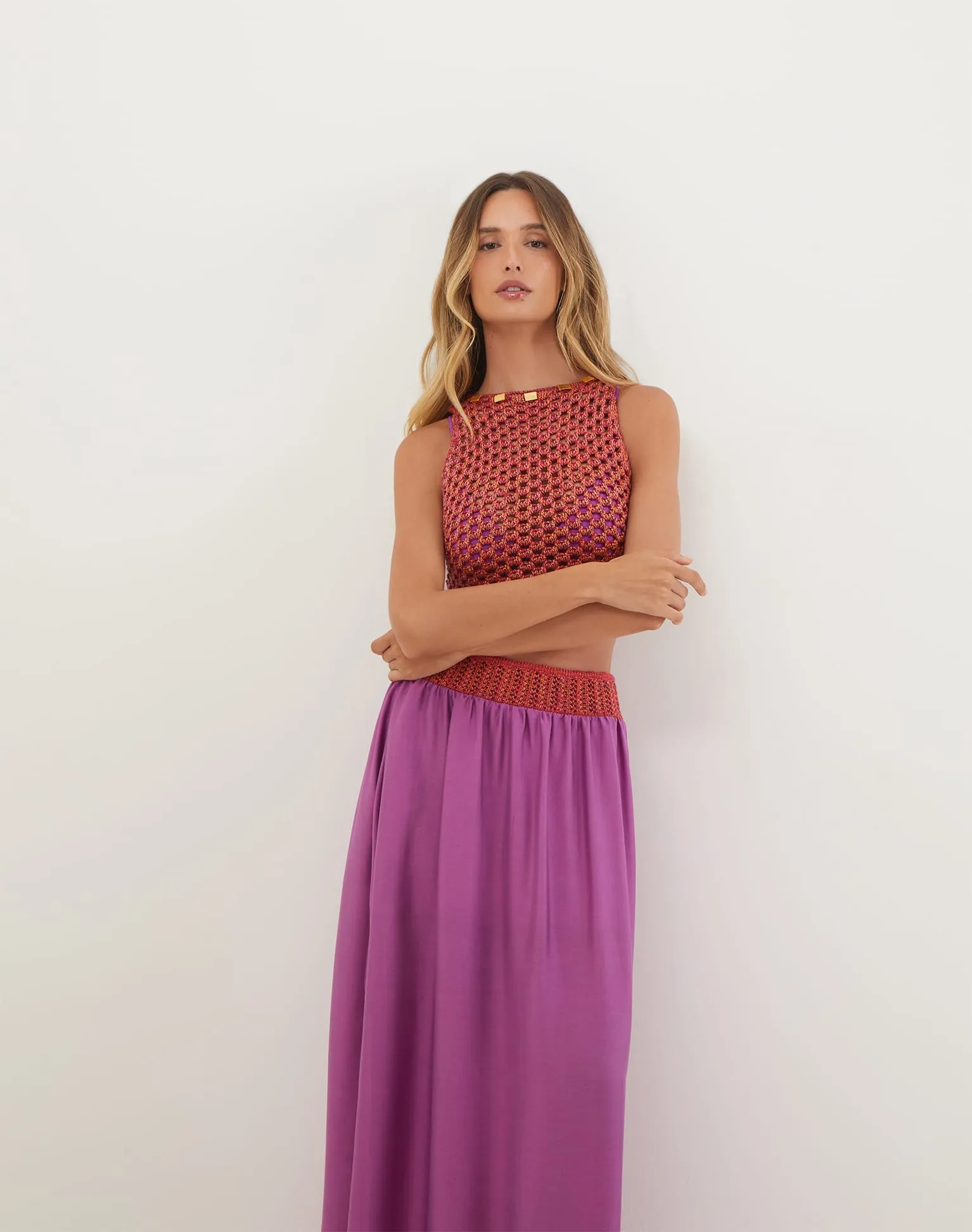 Mika Skirt - Berry Burst