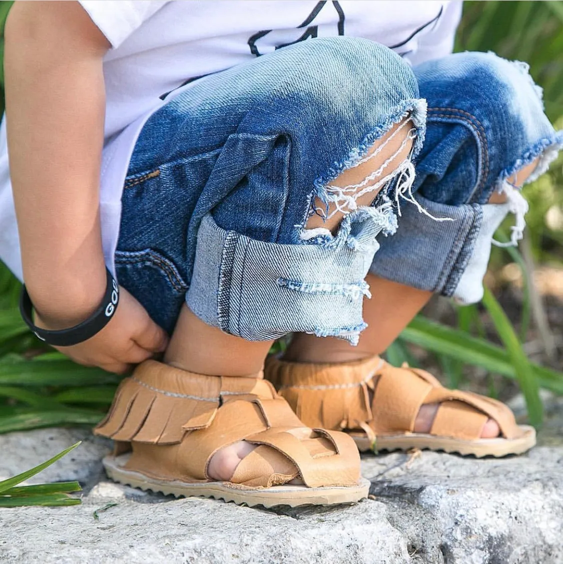 Mocc Sandal - Camel