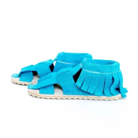 Mocc Sandal- Caribbean Sea Suede