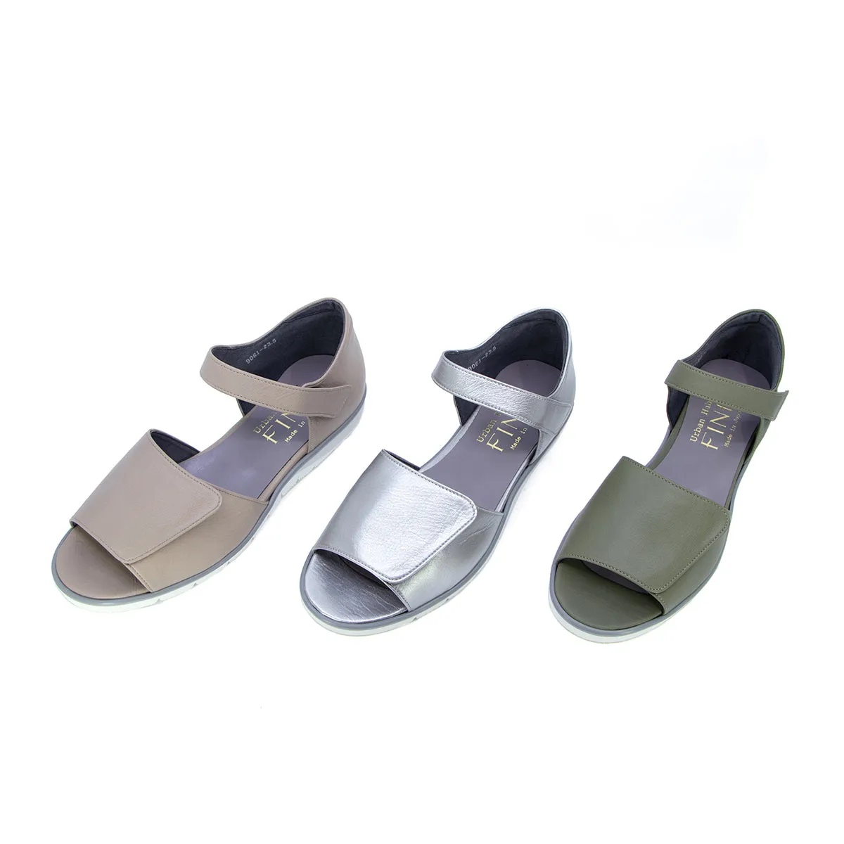 Muto Silver Soft Sandals