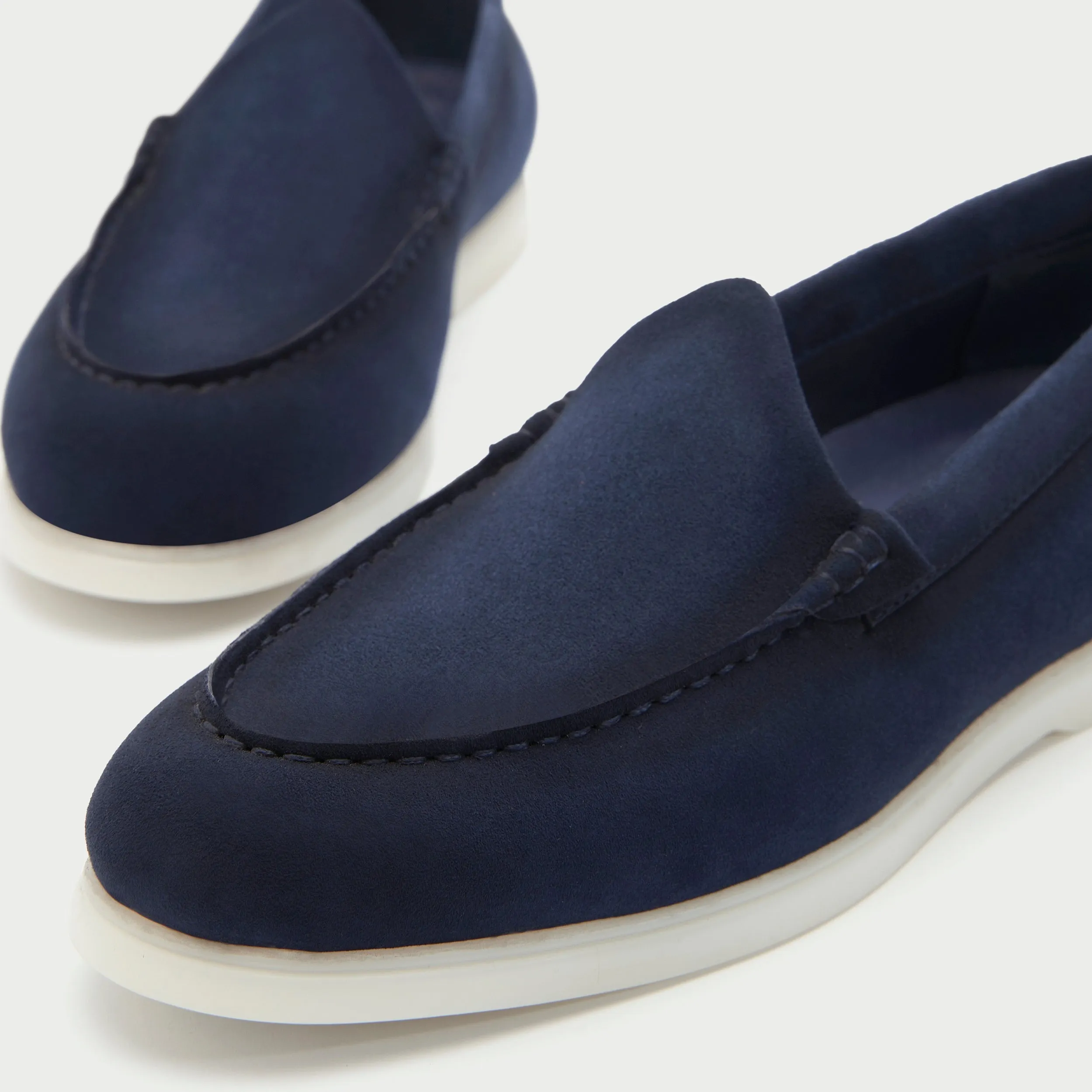 Nagra Loafer | Deep Blue Suede