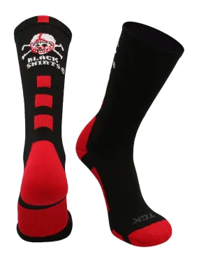 Nebraska Cornhuskers Socks Blackshirts Crew