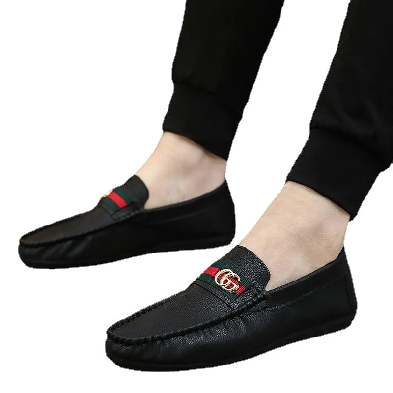 new soft shoes Korean casual sets of feet men's casual shoes single shoes