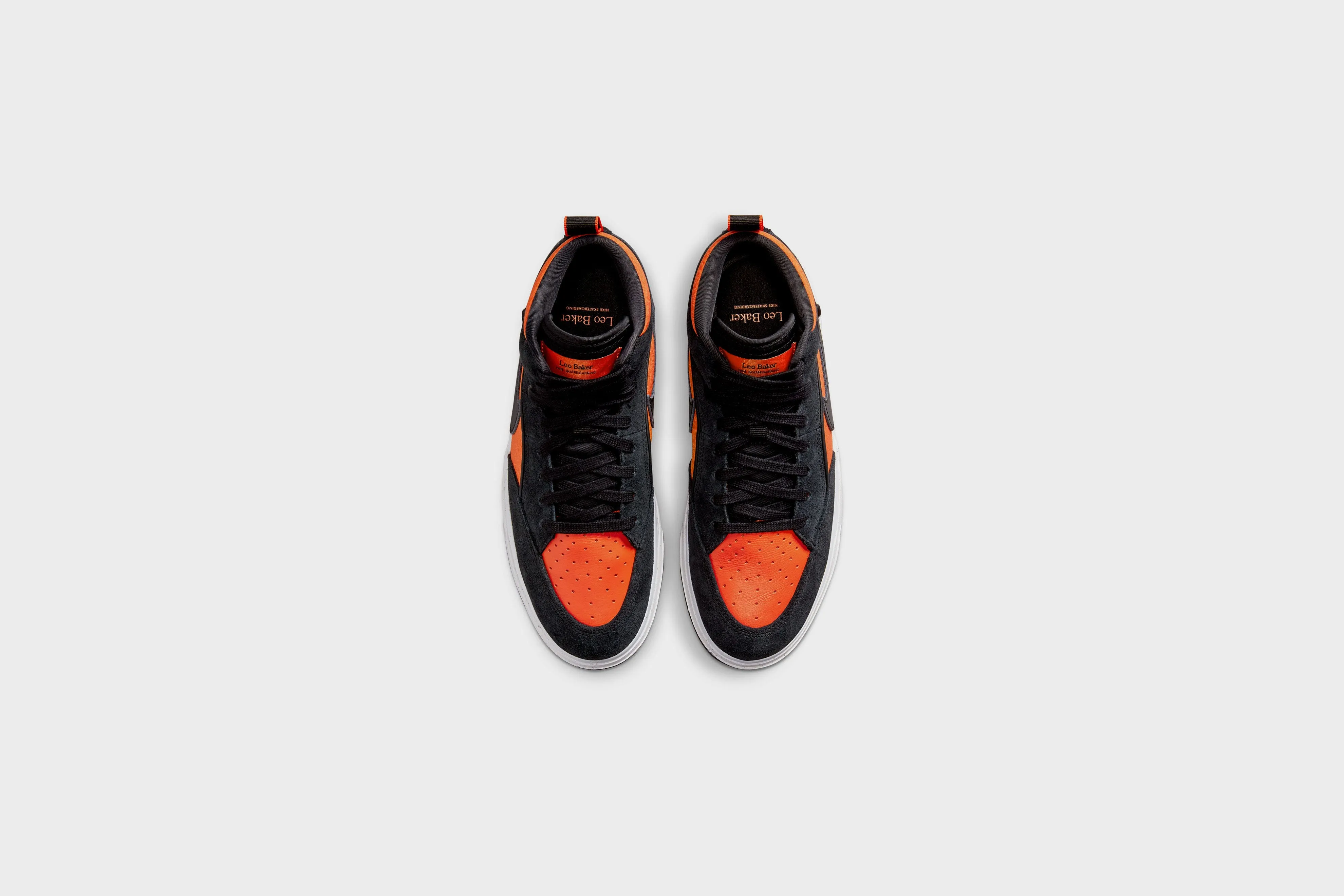 Nike SB React Leo Baker (Black/Black-Orange)