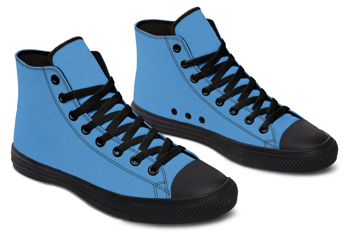 Ocean Wave High Tops - Classic Premium Canvas Shoes with Comfortable and Durable Soles