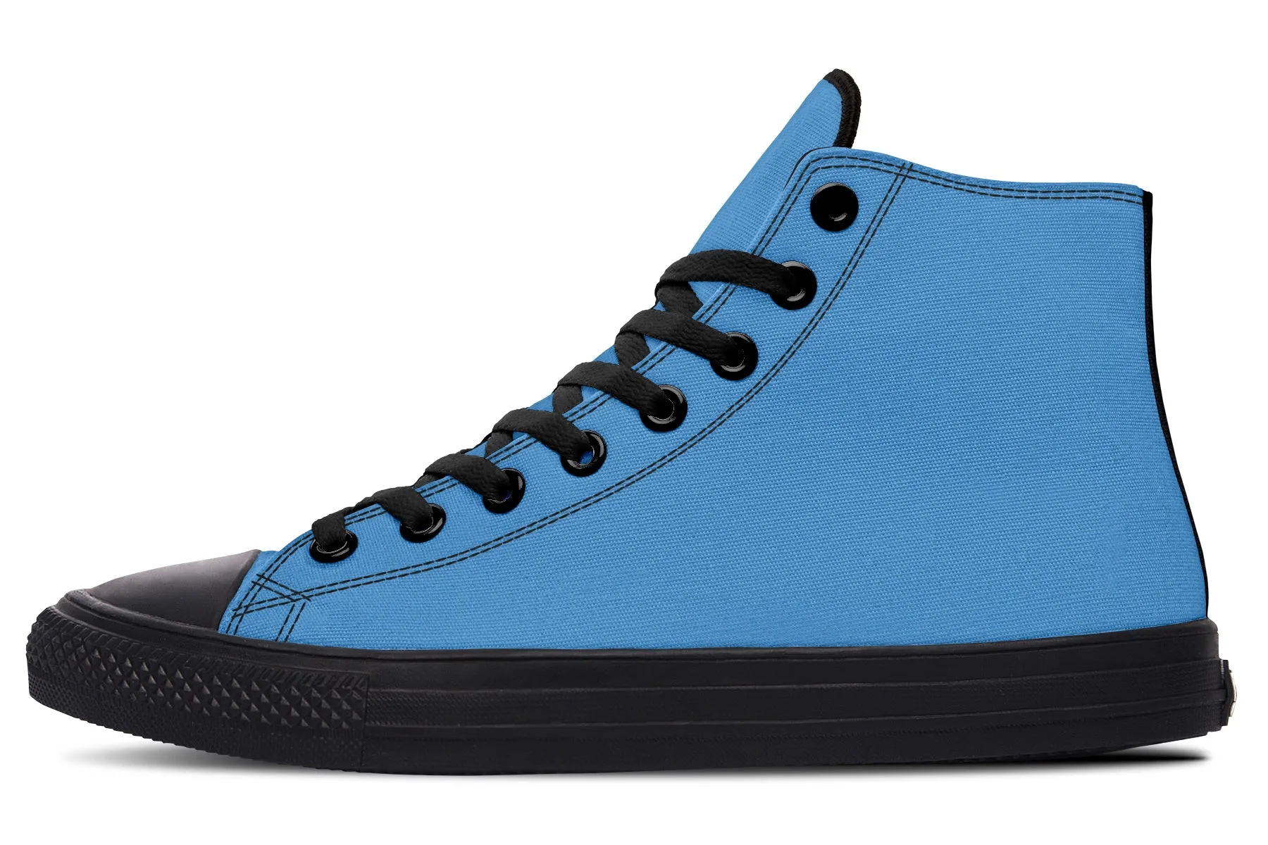 Ocean Wave High Tops - Classic Premium Canvas Shoes with Comfortable and Durable Soles