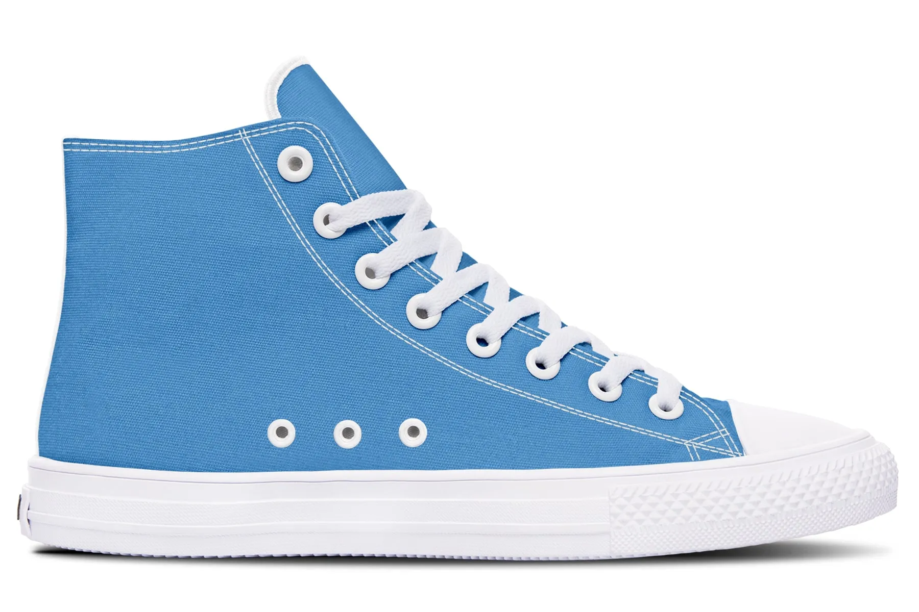 Ocean Wave High Tops - Classic Premium Canvas Shoes with Comfortable and Durable Soles