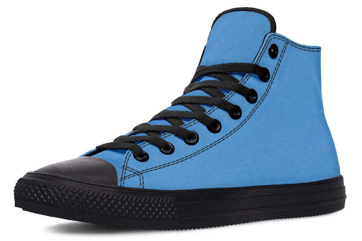 Ocean Wave High Tops - Classic Premium Canvas Shoes with Comfortable and Durable Soles