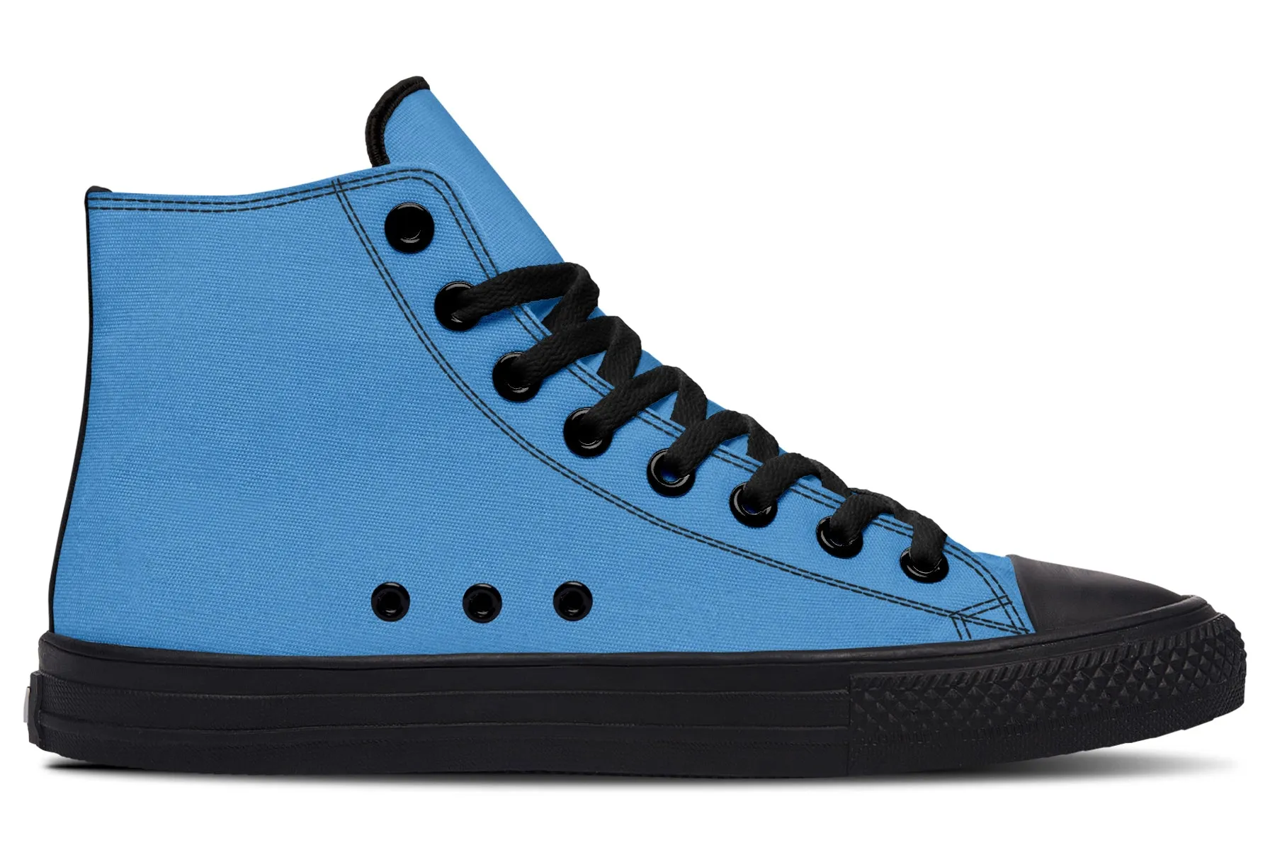 Ocean Wave High Tops - Classic Premium Canvas Shoes with Comfortable and Durable Soles