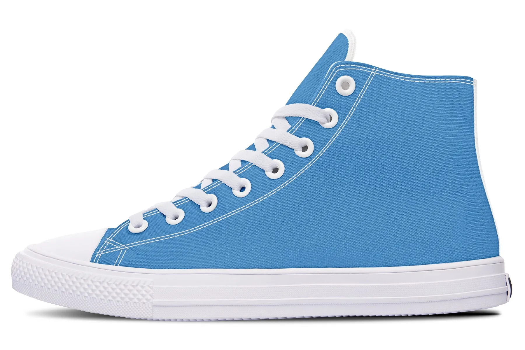 Ocean Wave High Tops - Classic Premium Canvas Shoes with Comfortable and Durable Soles