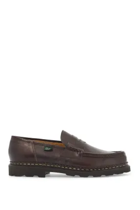 Paraboot leather reims penny loafers