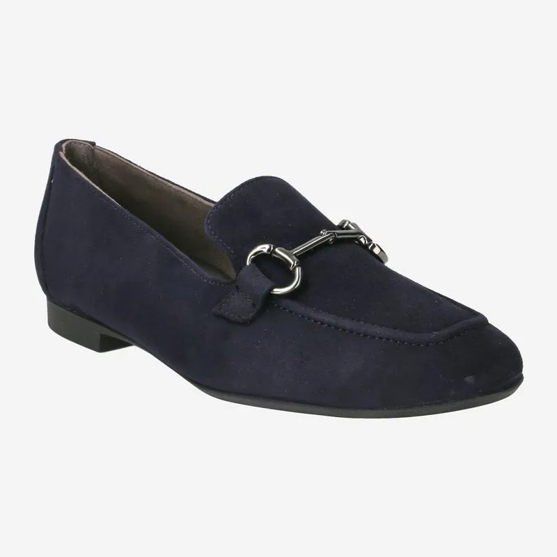 Paul Green Suede Navy Loafer