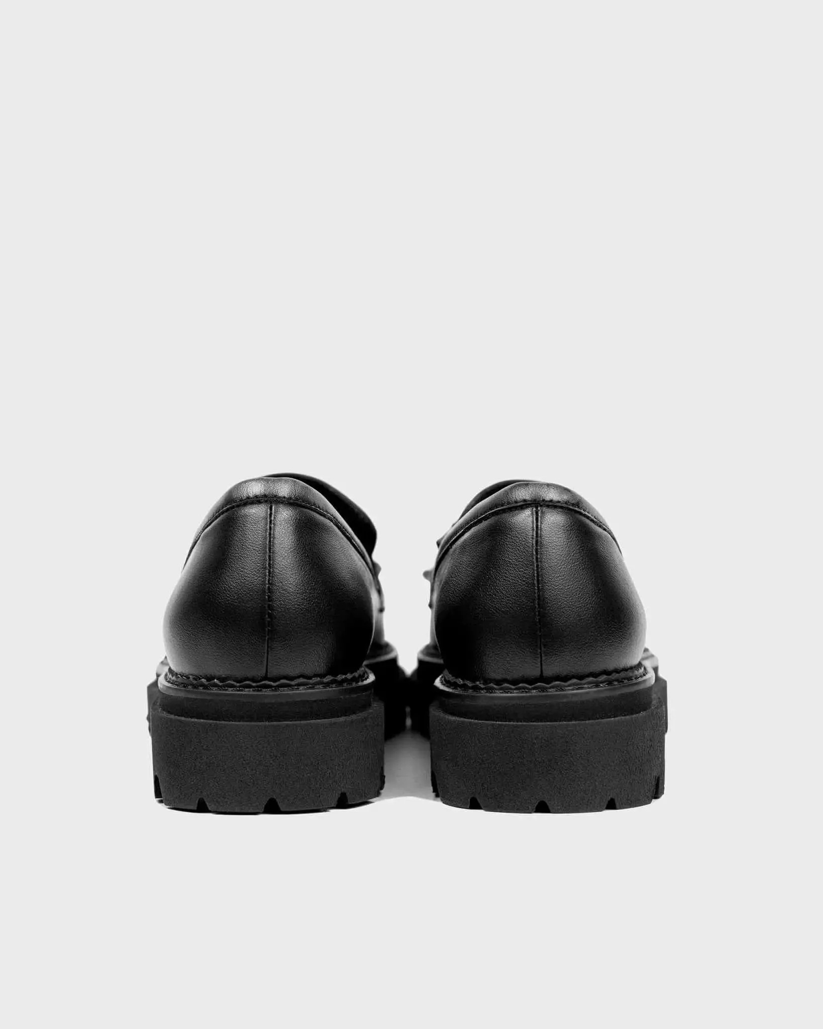 PRE-ORDER Vegan Chunky Black Grape Leather Loafers by Bohema