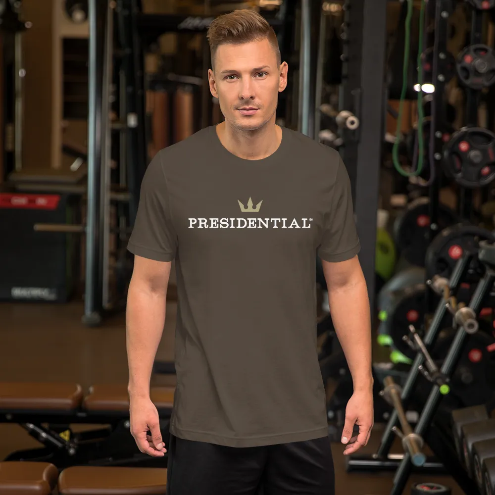 Presidential Crown Short Sleeve Jersey T-Shirt Bella   Canvas 3001 Unisex