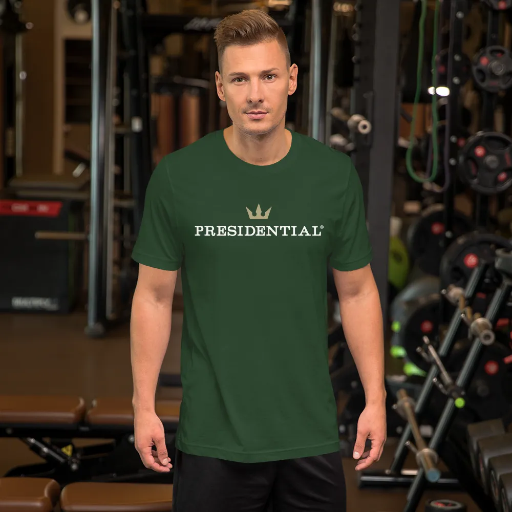 Presidential Crown Short Sleeve Jersey T-Shirt Bella   Canvas 3001 Unisex