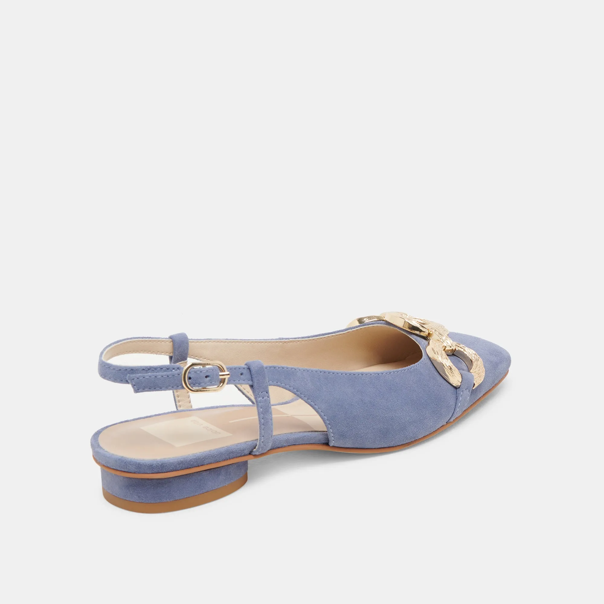 RAMANO FLATS BLUEBELL SUEDE